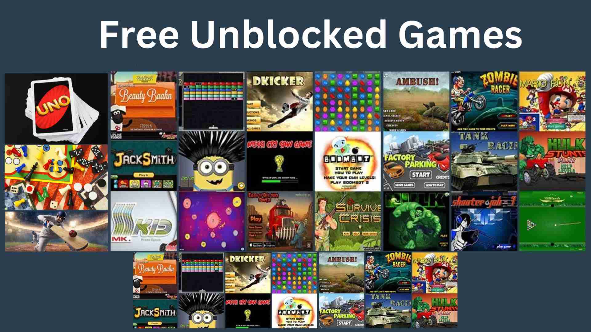 Play free Unblocked Games